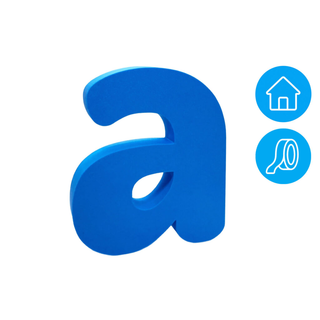 Letras 3D para interiores