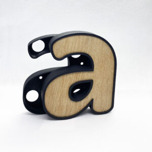 Letras Metacrilato con Contorno para Atornillar en Interiores