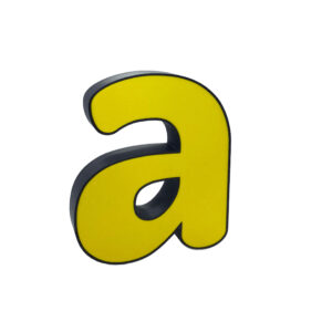 Letras de Color con Contorno para Atornillar en Interiores