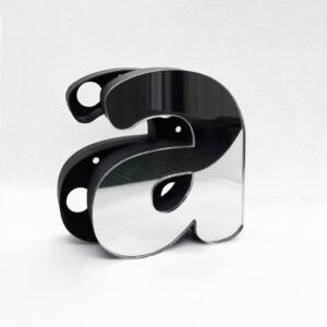 Letras Metacrilato Frontal para Atornillar en Exteriores