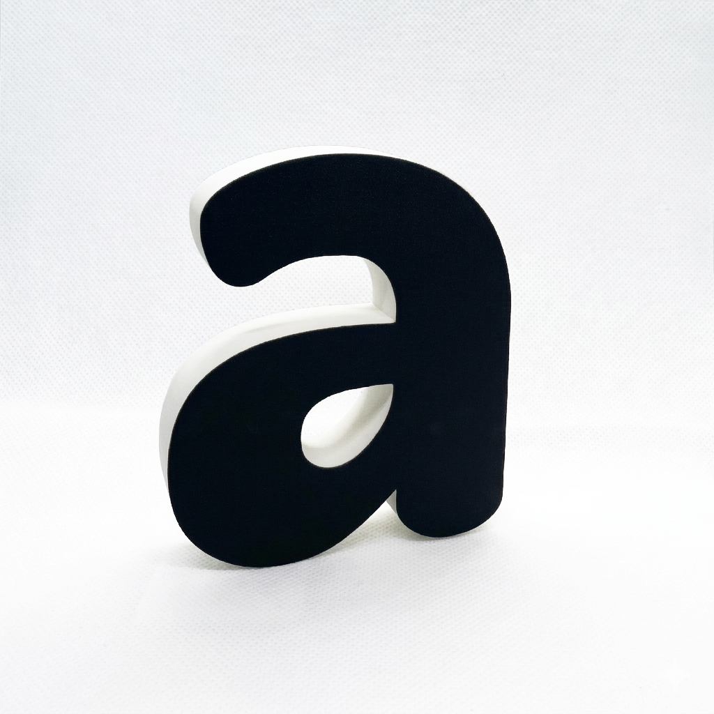 Letras Blanco y Negro para Pegar en Exteriores