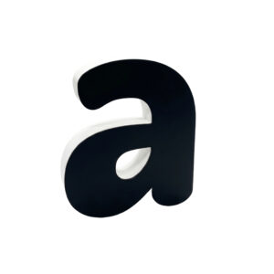 Letras Blanco y Negro para Pegar en Exteriores