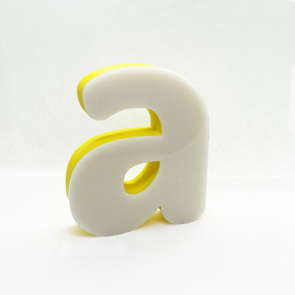 Letras Metacrilato Frontal para Pegar en Interiores