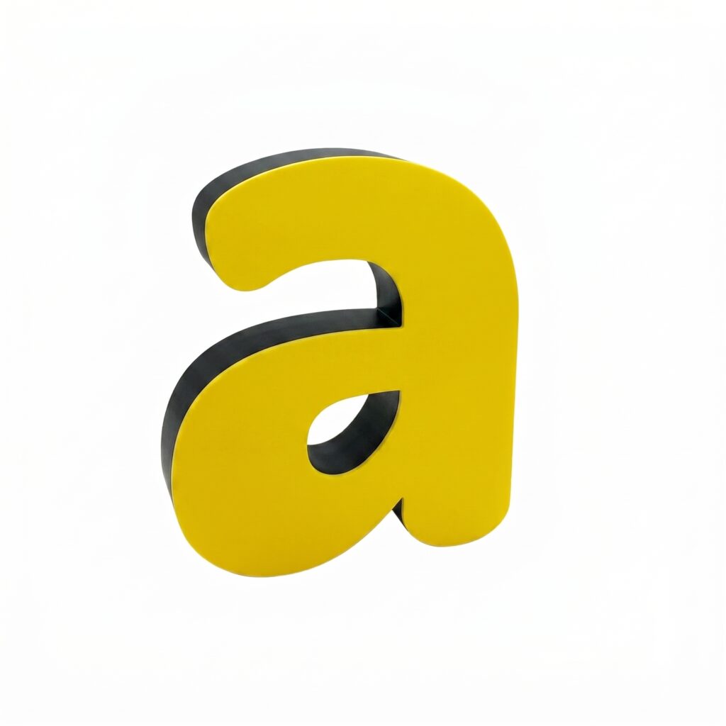 Letras Color Frontal para Atornillar en Interiores